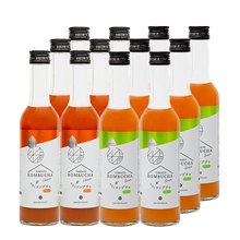 Load image into Gallery viewer, YAMATO KOMBUCHA Classic & Green -Mixed Tastes Pack- 280ml x 12 bottles